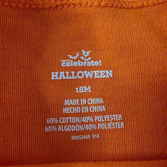 🎃 Cutest Pumpkin Baby Matching Bodysuit/Pant Outfit - 2-Piece Set - Size 18M 🎃 - Picture 8 of 8